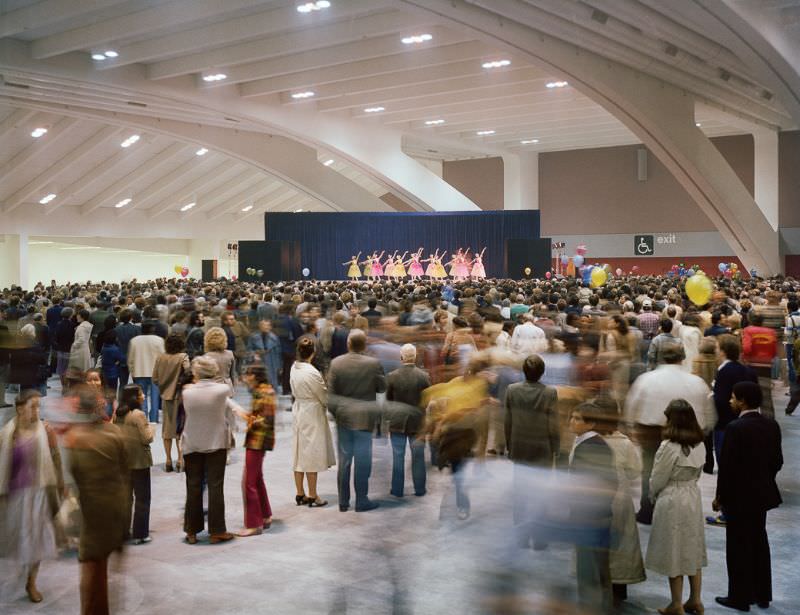 San Francisco Ballet performing on opening days for the Moscone Center, 1981