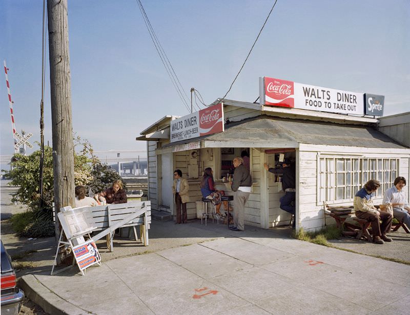 Walt's Diner, 7th at King Street, 1981