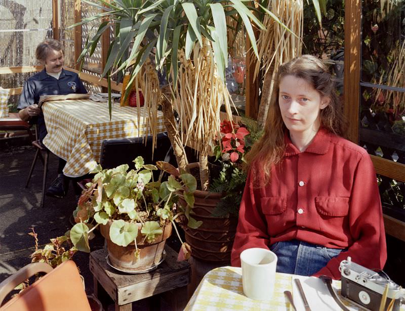 Connie Hatch at the Canary Island Diner, 1207 Harrison Street, 1982