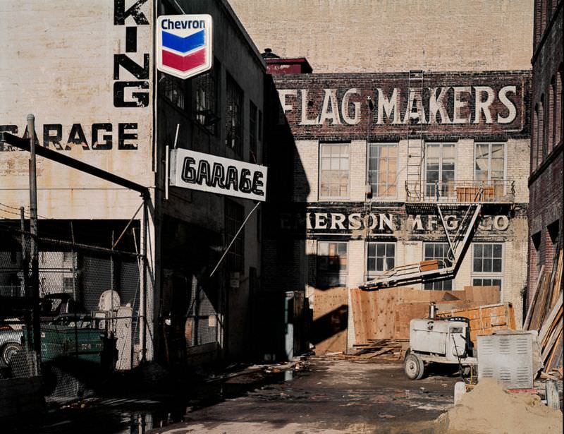 Flag Makers, Natoma at 3rd Street, 1982