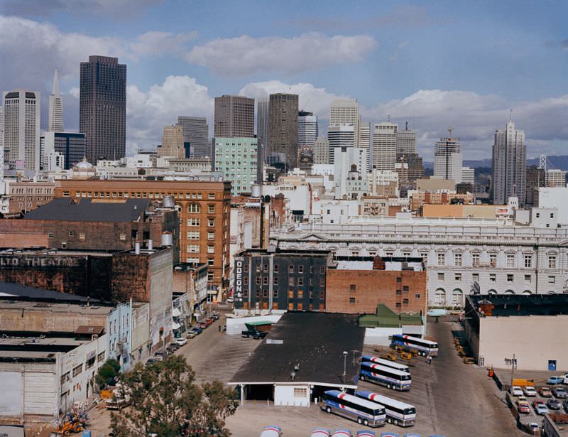 Greyhound Bus Depot, 7th St. between Mission and Market Streets, 1982