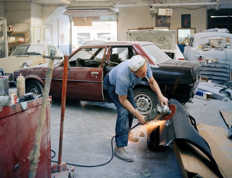 Jean Decottignies, Jean's Auto Body Specialists, 1264 Folsom Street, 1982