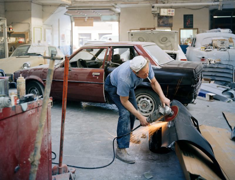 Jean Decottignies, Jean's Auto Body Specialists, 1264 Folsom Street, 1982