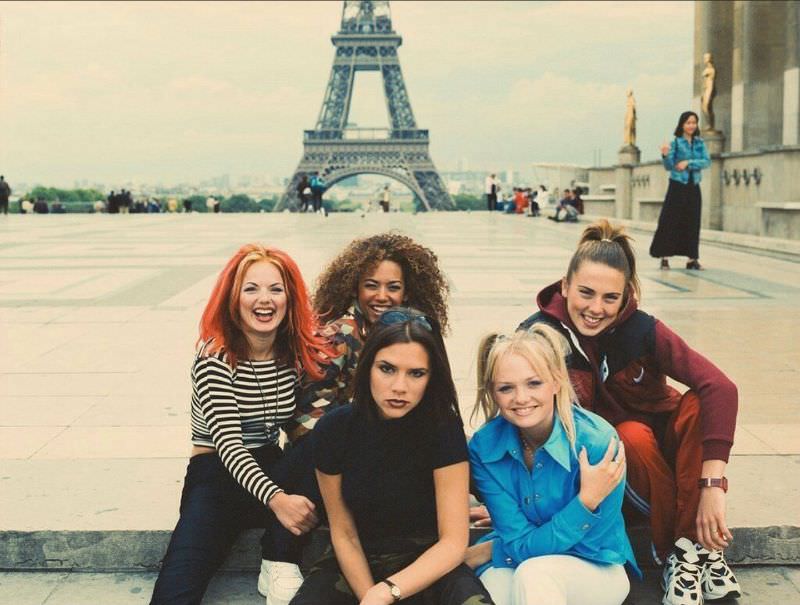 Stunning Photos of Spice Girls in Paris in 1996 by Tim Roney