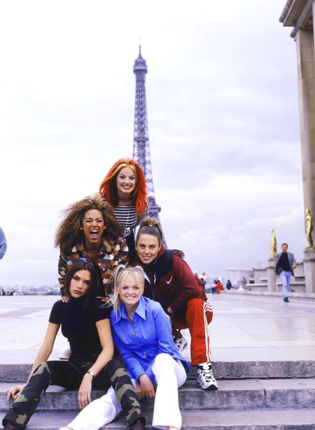 Stunning Photos of Spice Girls in Paris in 1996 by Tim Roney