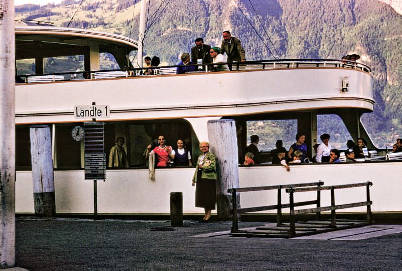 The Gurten Ferry at Speiz, Switzerland