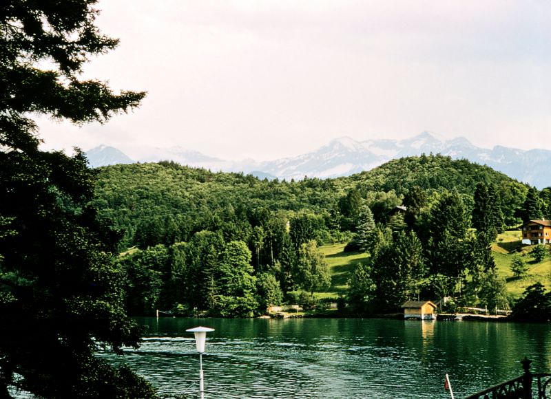 View from Dock at Spiez, Switzerland