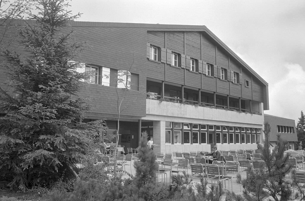 Berghaus Gurnigel, barracks and hotel all in one 1970
