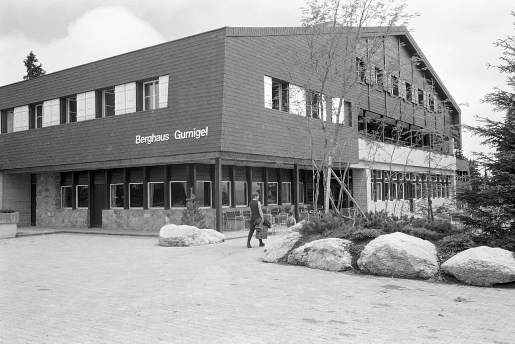 Berghaus Gurnigel, barracks an hotel all in one 1970