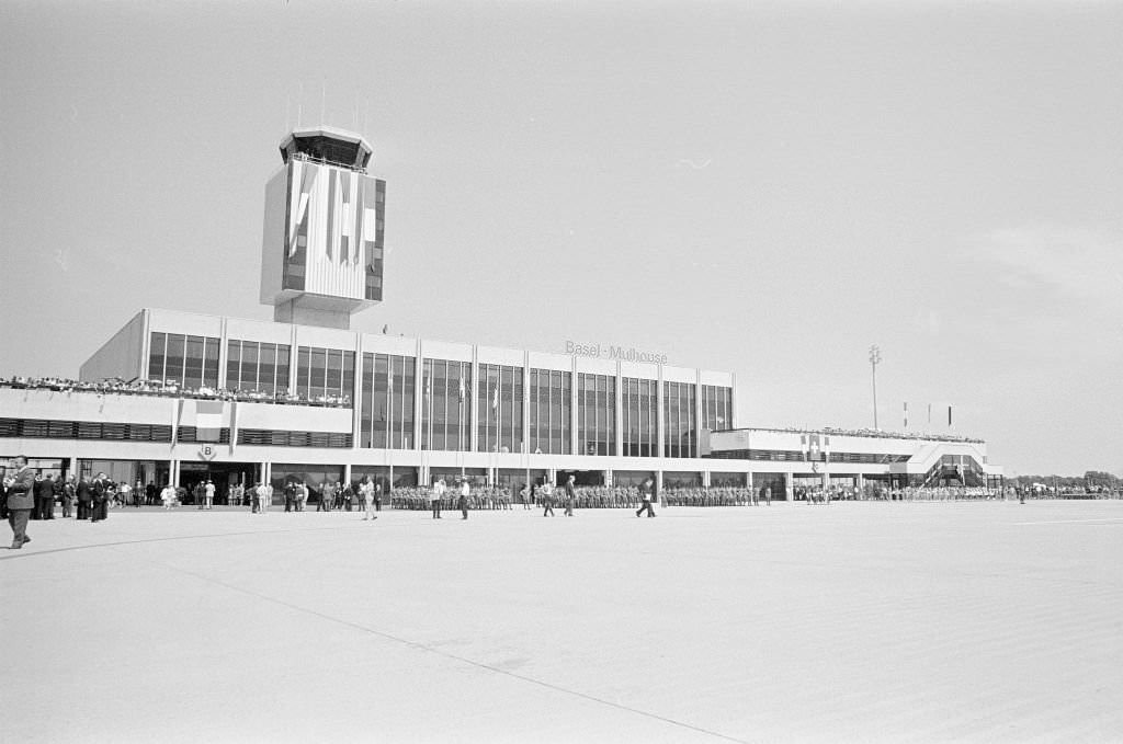 Basle Mulhouse airport, 1970