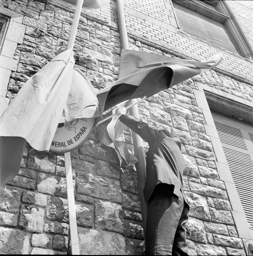 Demonstration on first of May, Zurich 1970