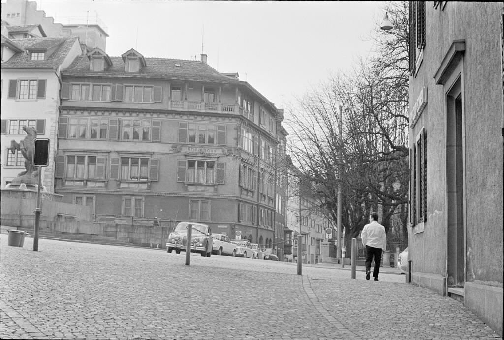 Old town of Zurich, 1970