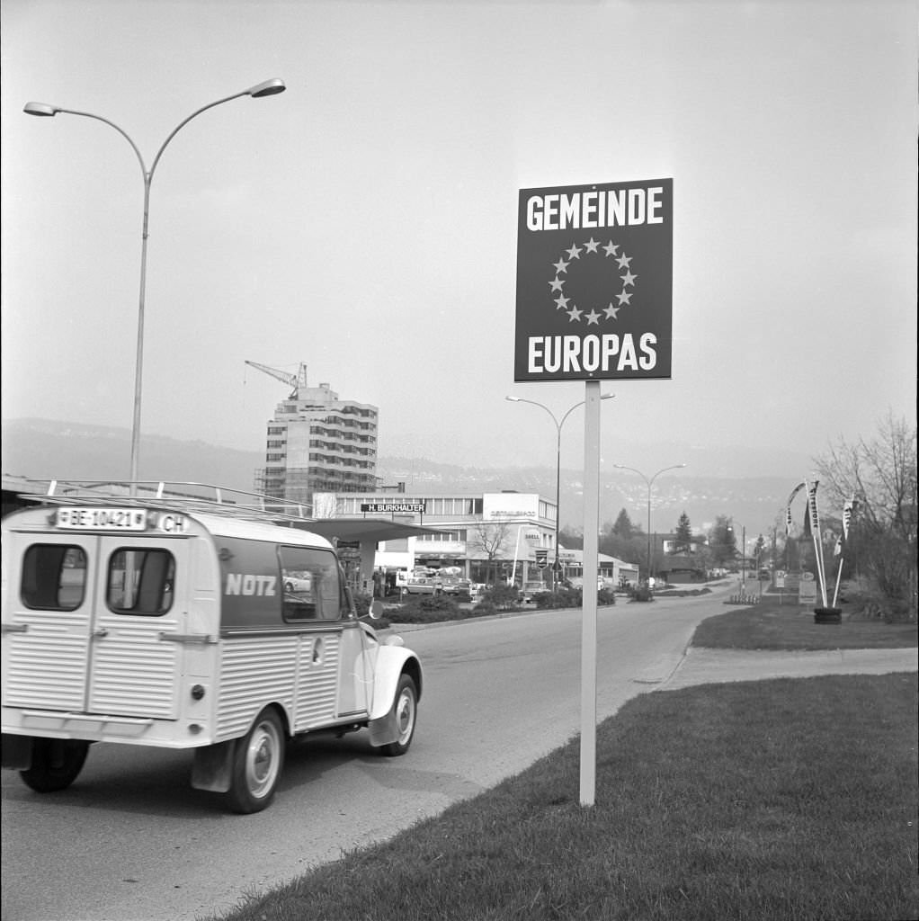 Biel, Gemeinde Europas Schild, 1970