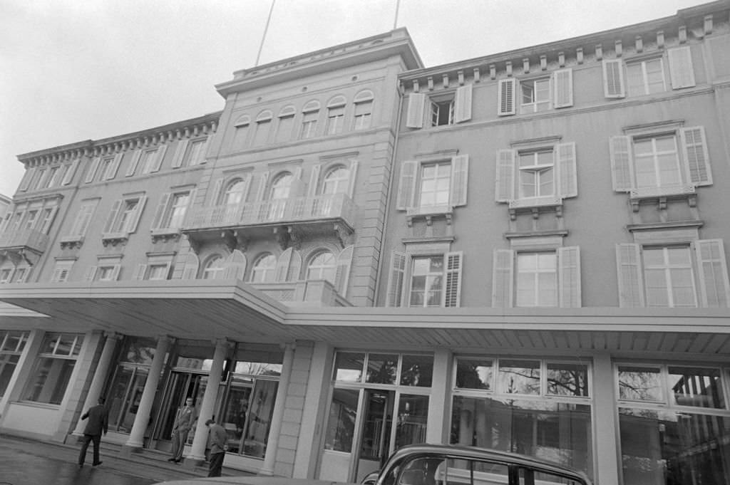 Hotel Baur au Lac in Zurich, 1971