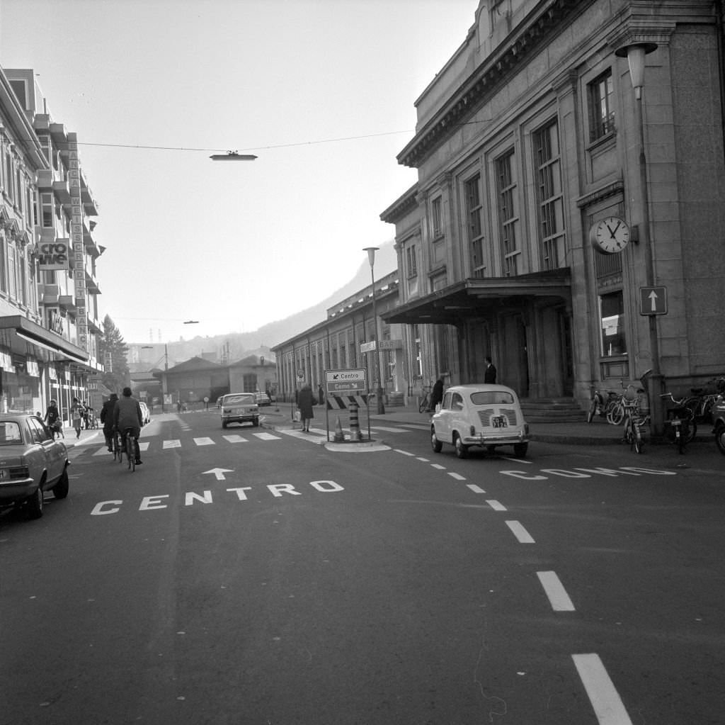 Railway Station in Chiasso, 1970