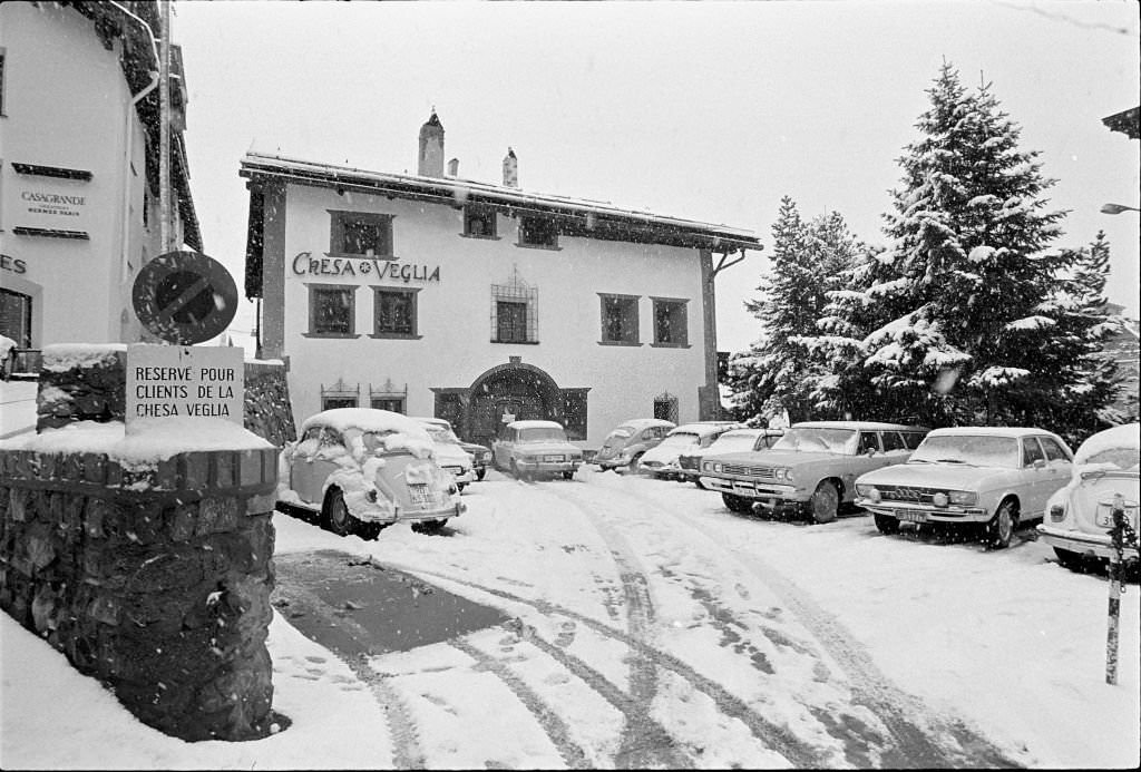 Restaurant Chesa Veglia, St. Moritz 1970