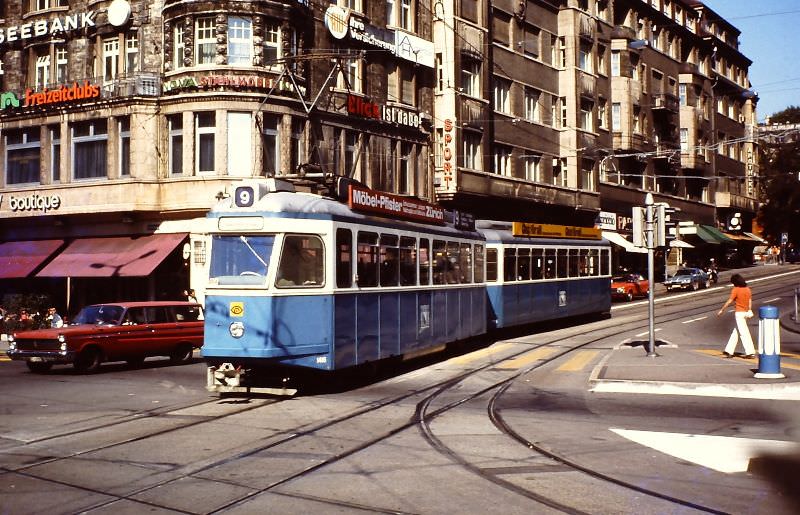 Tram system, Zürich, 1979