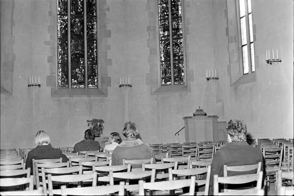 Wasserkirche in Zurich 1970