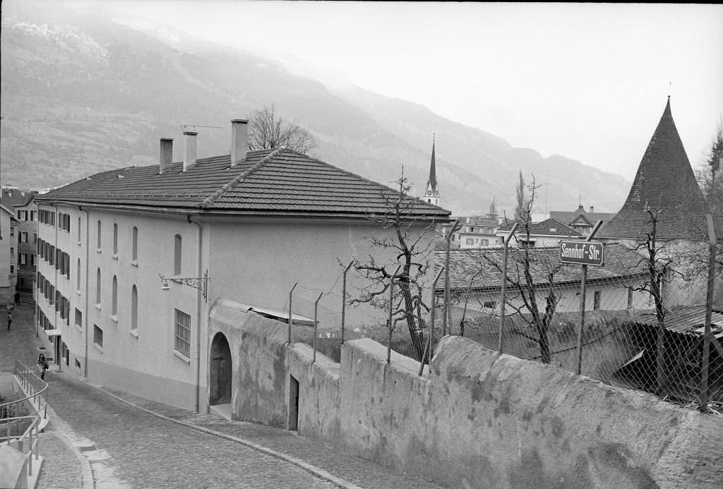 Sennhof prison in Chur, 1970