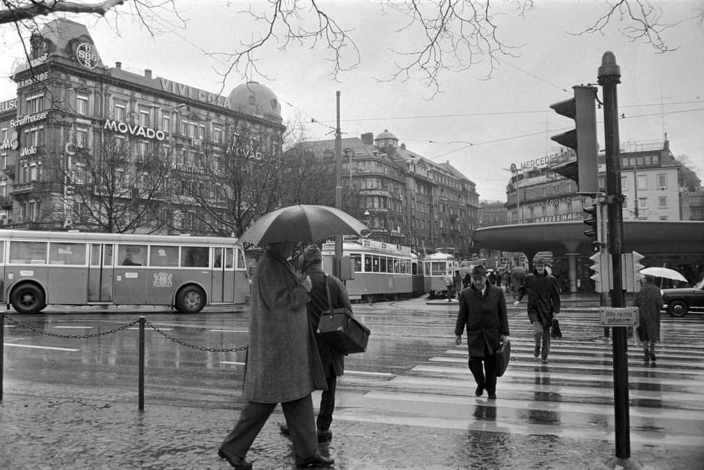 Zürich, Bellevue 1970
