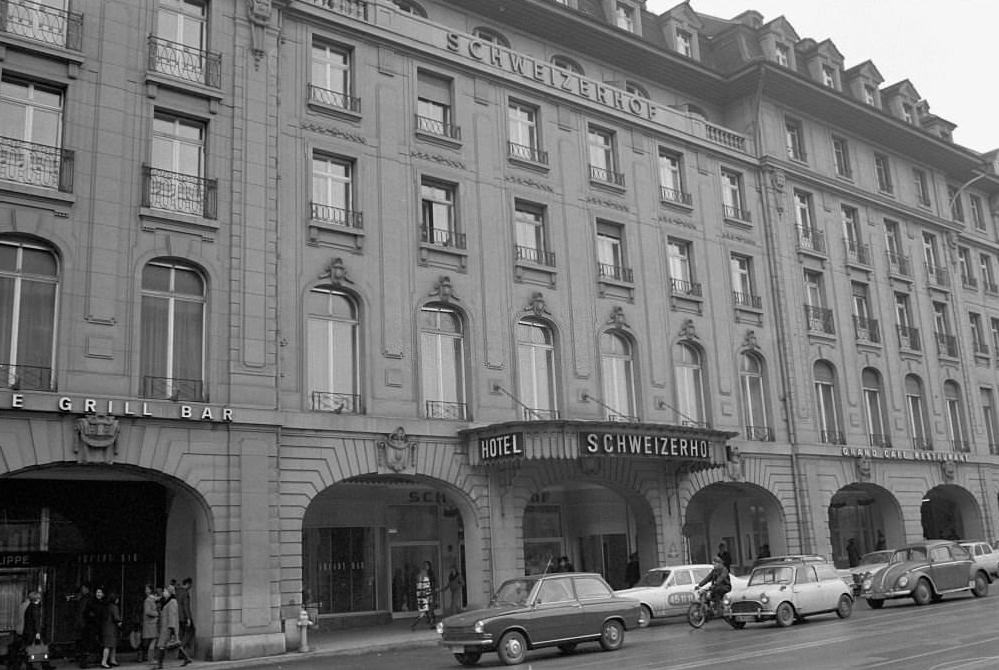 Hotel Schweizerhof, Berne, 1970