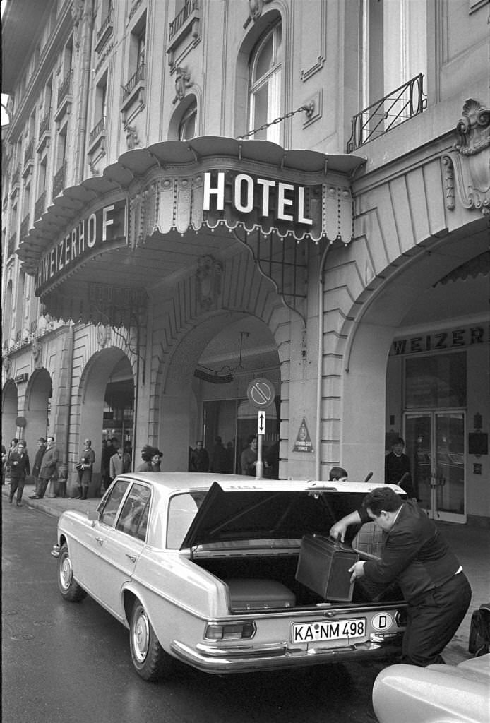 Hotel Schweizerhof, Berne, 1970
