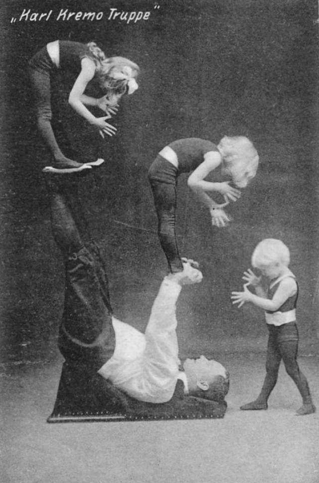 The Kremos, A Swiss Family that Produced Two Generations of Acrobats from the Late 19th and Early 20th Centuries