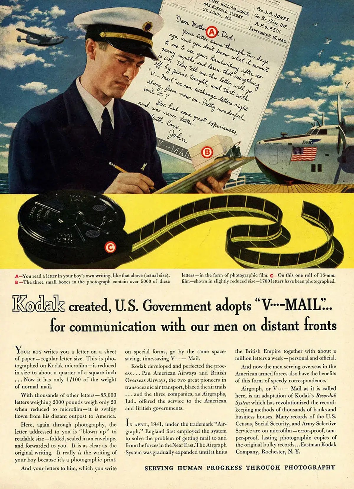 Victory Mail: The WWII Program that Significantly Reduced the Cost and Time of U.S. Military Postal Service