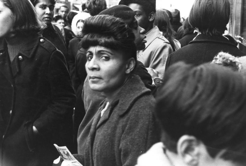 William Gedney's Street Portraits of People in the Crowd in Brooklyn, NYC, 1967