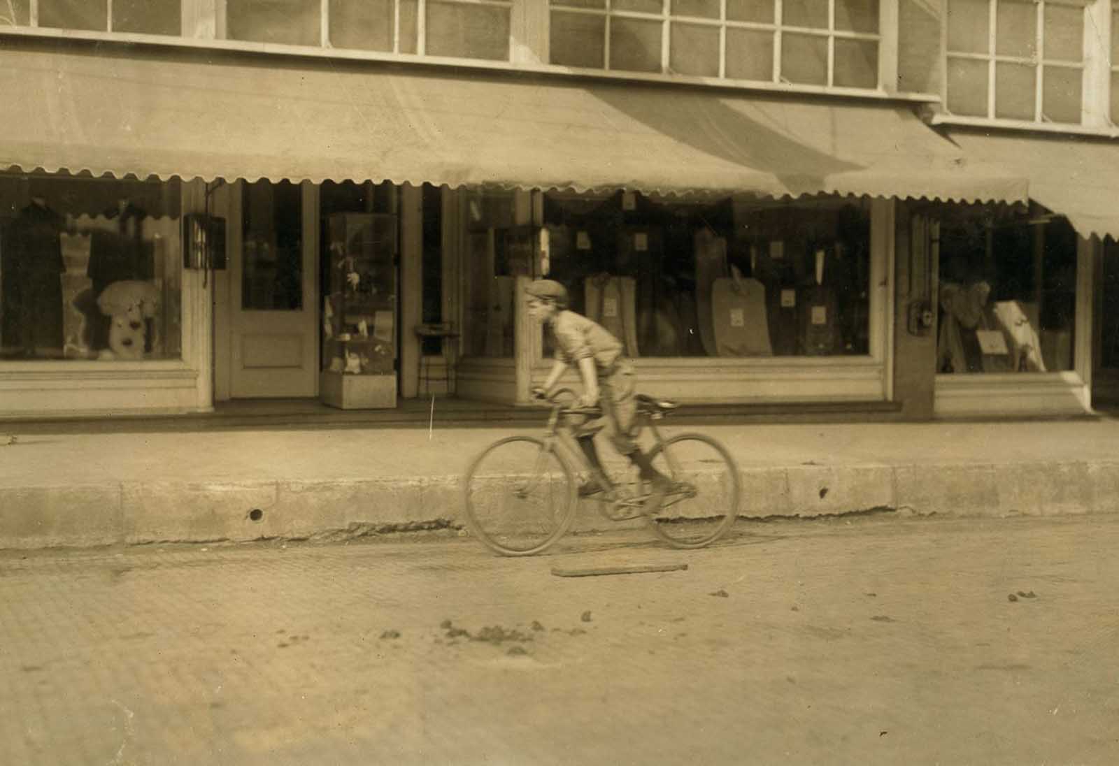 Percy Neville, eleven year old messenger boy.