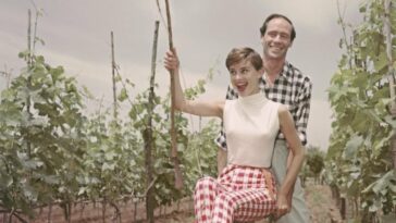 Audrey Hepburn and Mel Ferrer on Their Wedding Day and Honeymoon in Bürgenstock, Switzerland, 1954