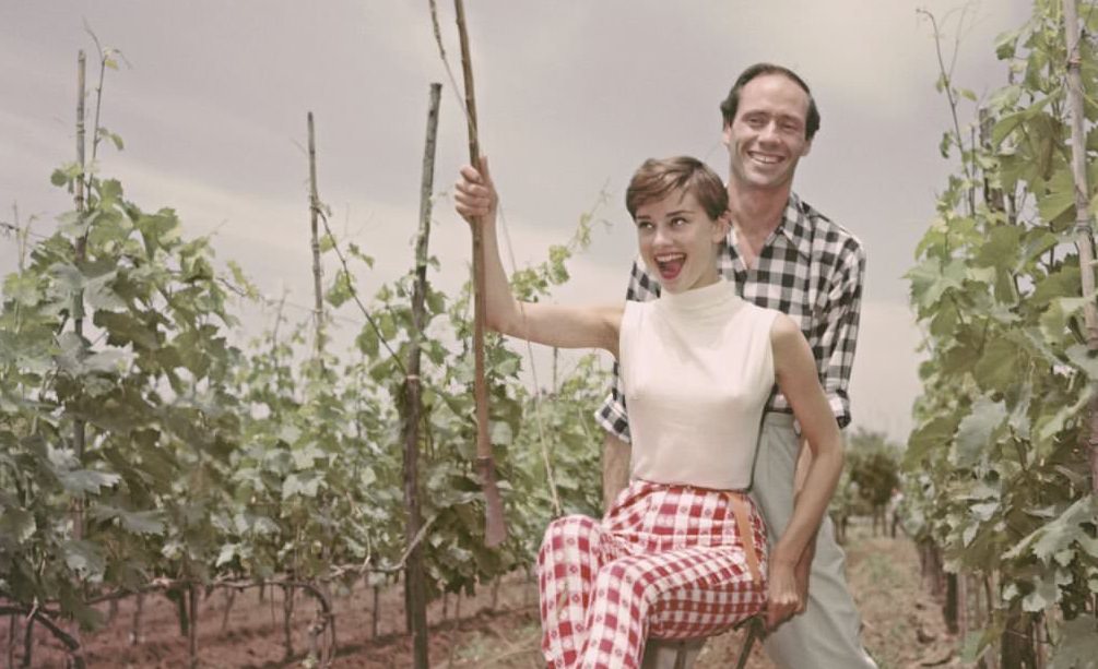 Audrey Hepburn and Mel Ferrer on Their Wedding Day and Honeymoon in Bürgenstock, Switzerland, 1954