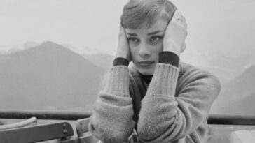 Audrey Hepburn in Burgenstock 1954