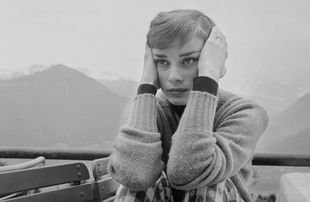 Audrey Hepburn in Burgenstock 1954