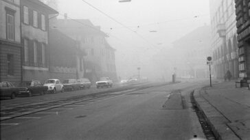 Fog Basel, Switzerland 1970