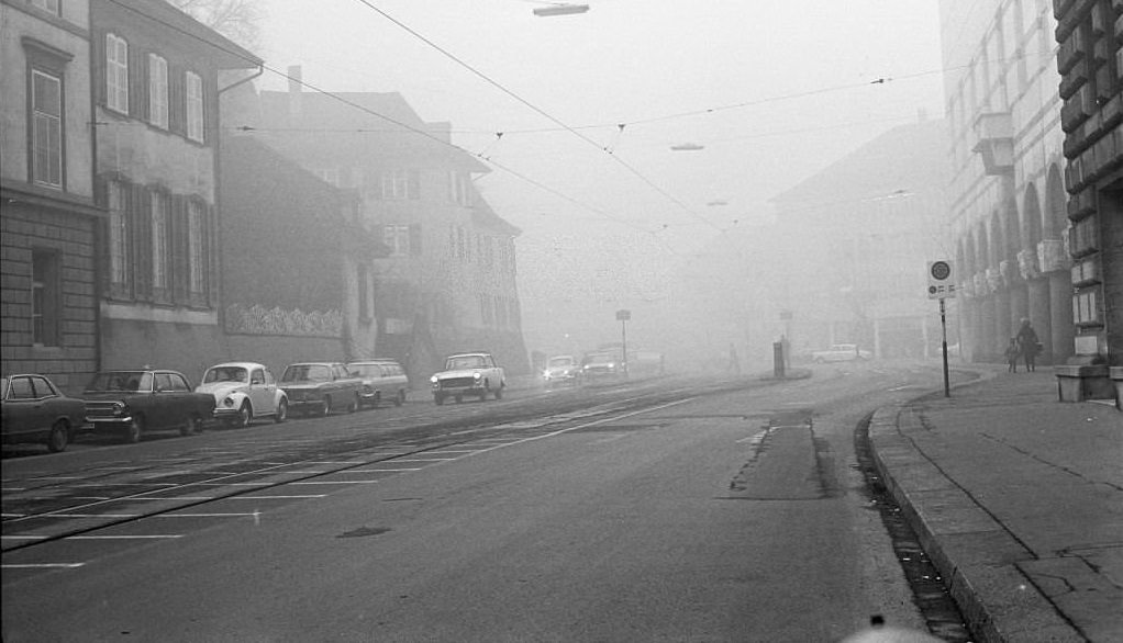 Fog Basel, Switzerland 1970