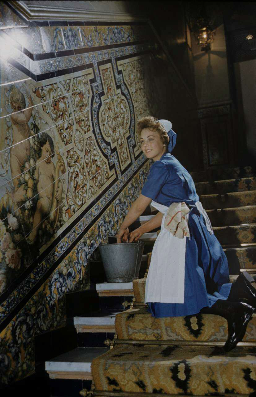 Beautiful Ladies at the 1959 Seville Fair in Andalusia, Spain