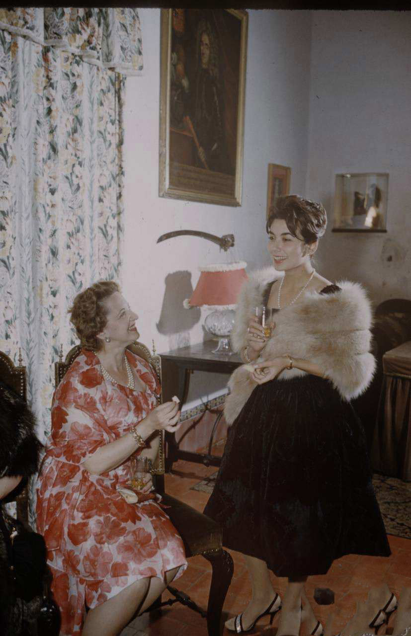 Beautiful Ladies at the 1959 Seville Fair in Andalusia, Spain