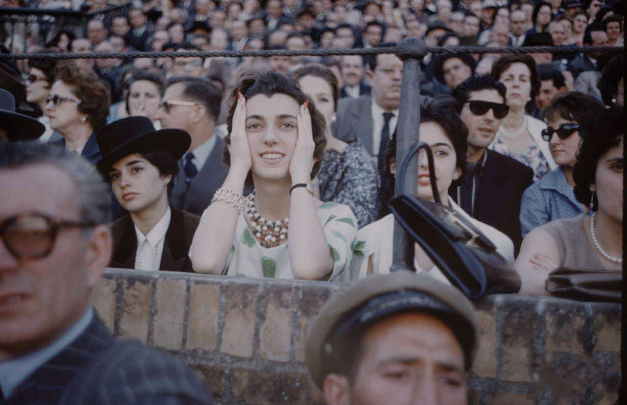 Beautiful Ladies at the 1959 Seville Fair in Andalusia, Spain