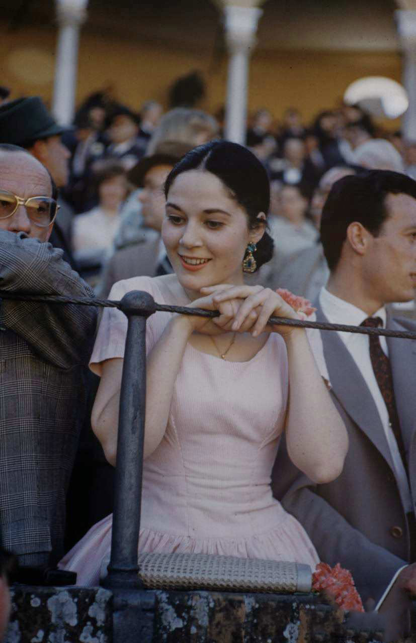 Beautiful Ladies at the 1959 Seville Fair in Andalusia, Spain