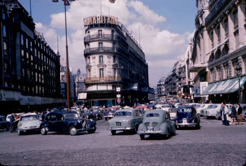 View north from Pont Neuf, 1960
