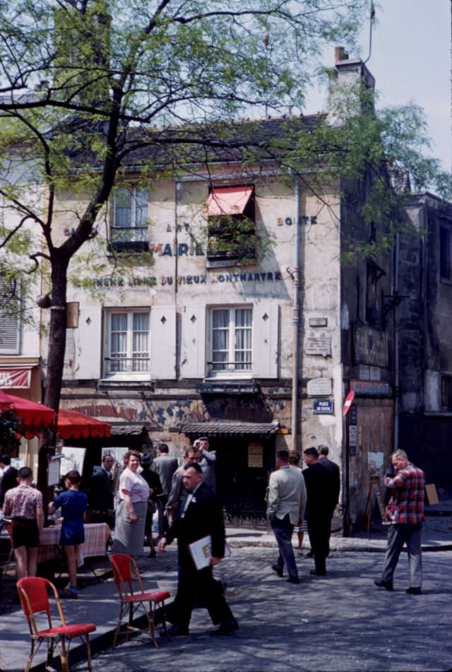 Place du Tertre, Montmartre, 1960
