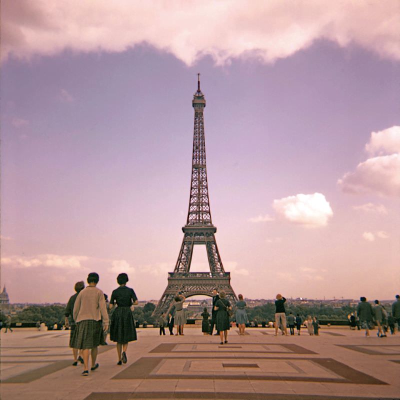 Eiffel Tower, Paris, 1961