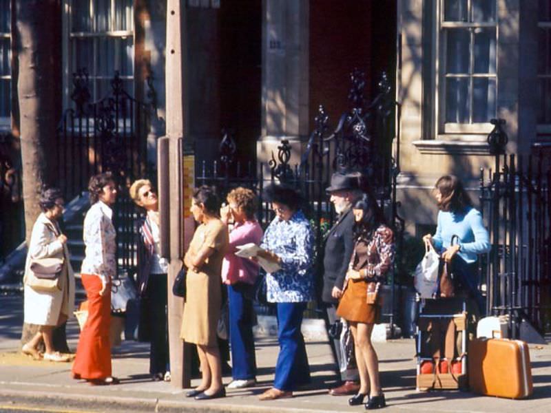 Bus Queue, 1970s