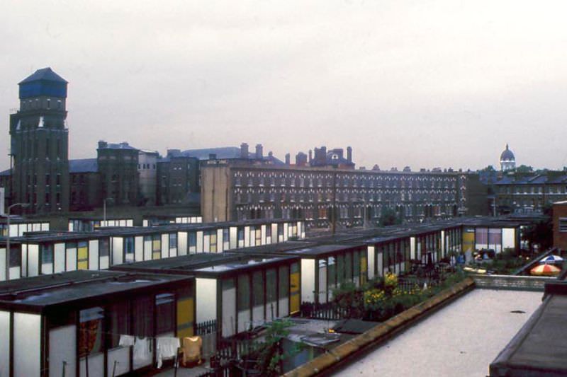 Day view from the London Park Hotel, 1970s