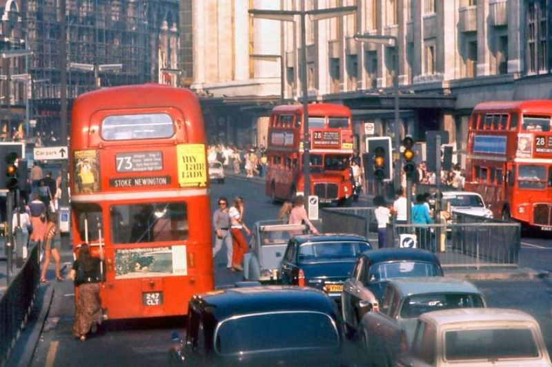 Kensington High Street, 1970s