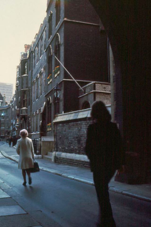 Entrance to Dean's Yard from Broad Sanctuary, 1970s