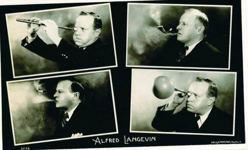 Alfred Langevin, The Man who could Smoke Through His Eyes