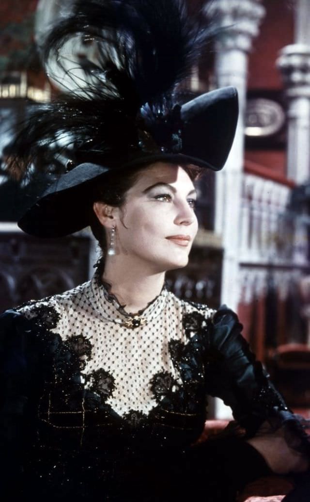 Gorgeous Photos of Ava Gardner in Beautiful Costumes from the movie '55 Days at Peking (1963)'