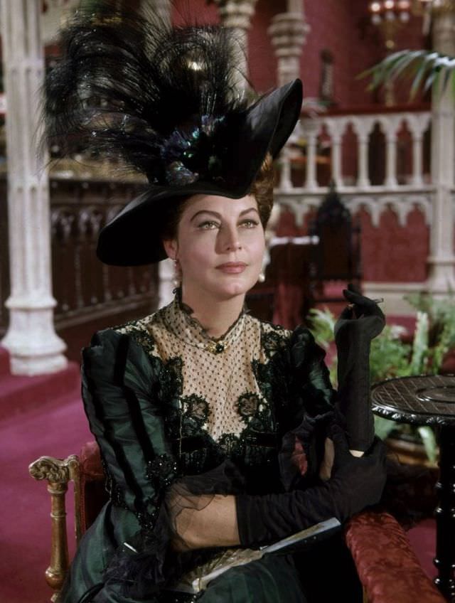 Gorgeous Photos of Ava Gardner in Beautiful Costumes from the movie '55 Days at Peking (1963)'